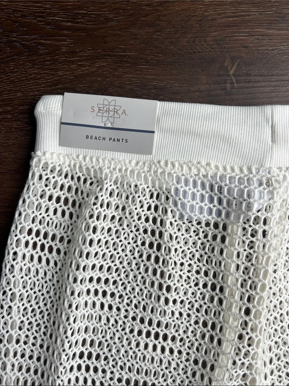 NEW Serra White Net Beach Pants  | Net Beach Pants | Swim Coverup |